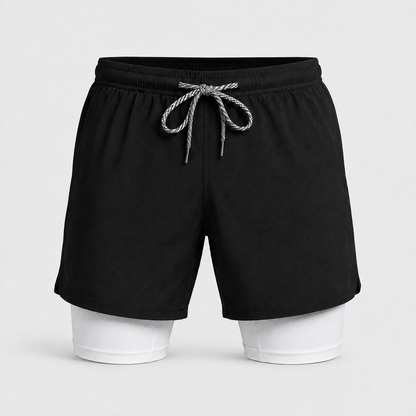 ELVOR 2 in 1 Laufshorts