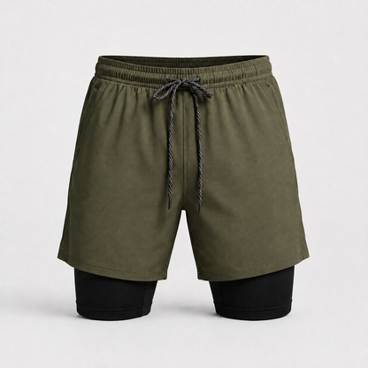 ELVOR 2 in 1 Laufshorts