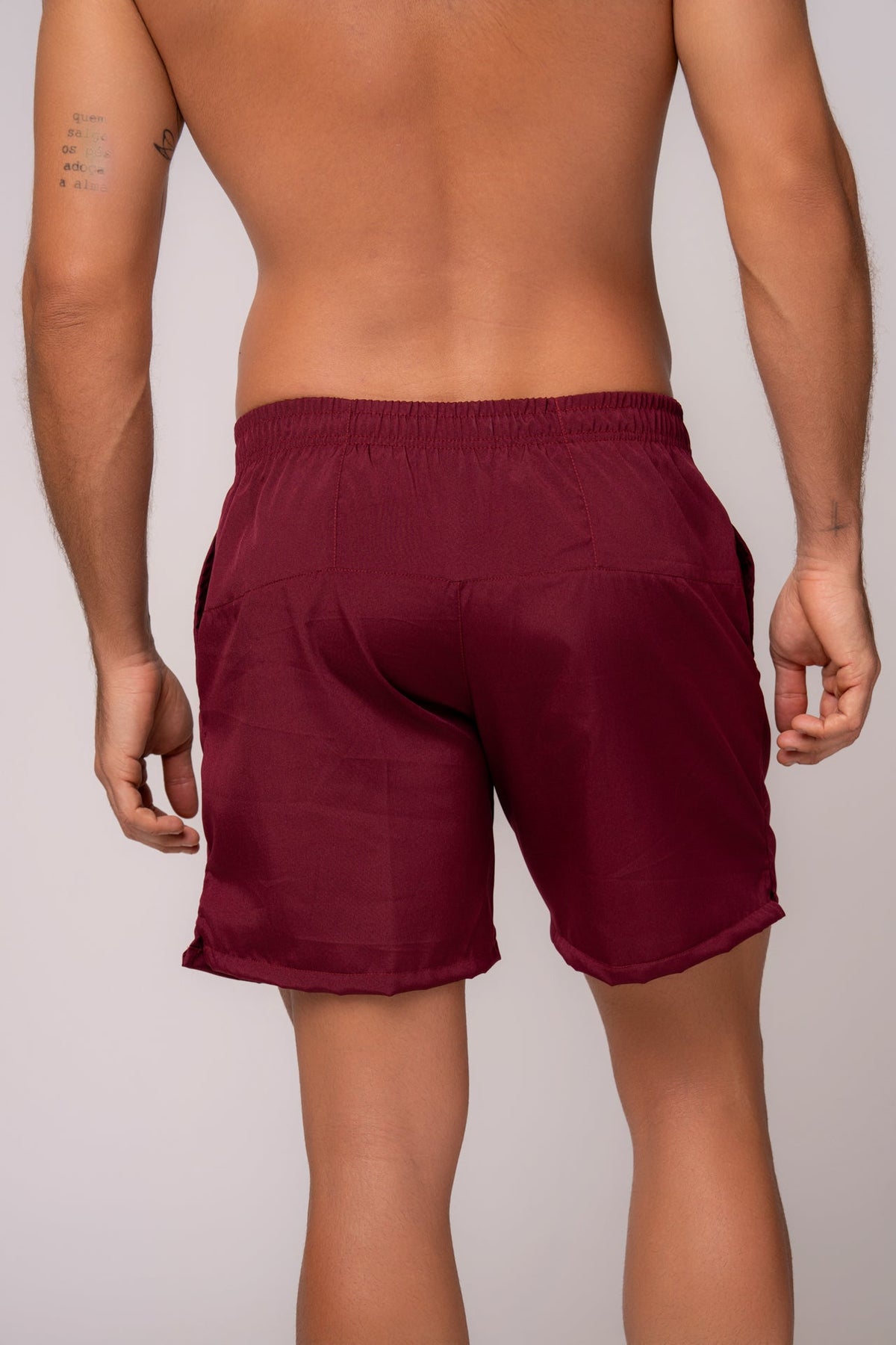 Herren Sportshorts aus Tactel Bordeaux