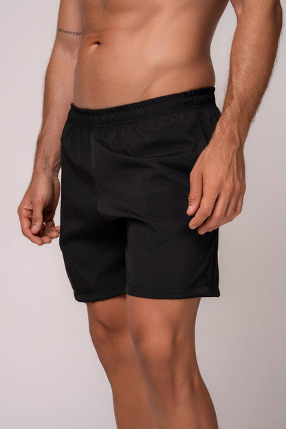 Herren Sportshorts aus Tactel Schwarz