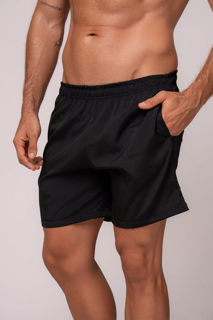 Herren Sportshorts aus Tactel Schwarz