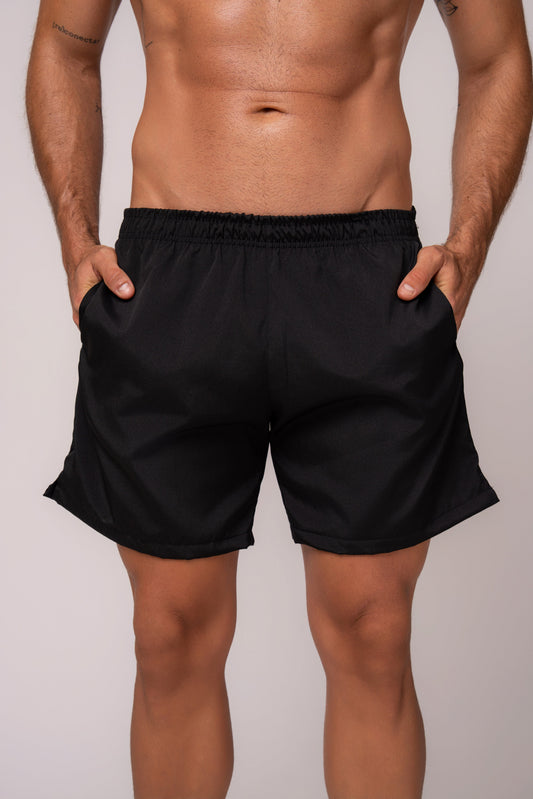 Herren Sportshorts aus Tactel Schwarz