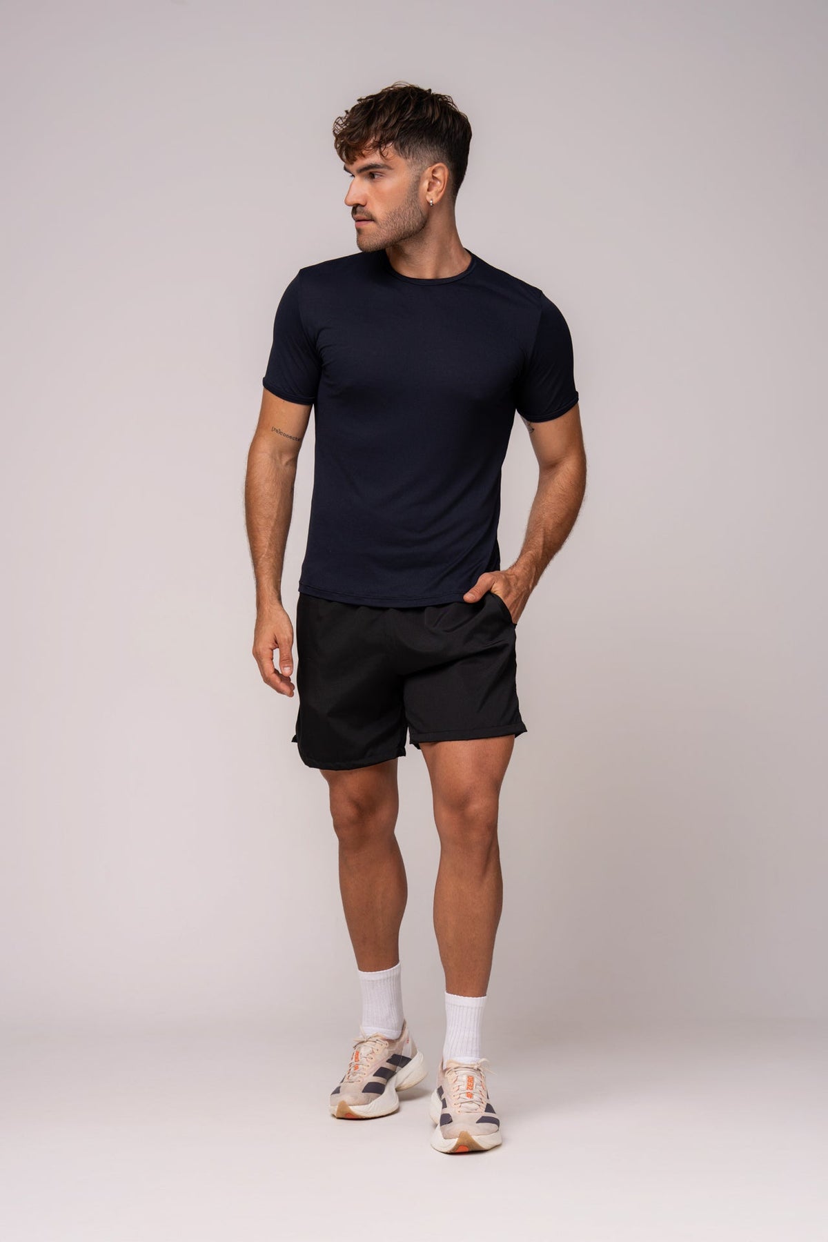 Herren Dry-Fit T-Shirt Schwarz