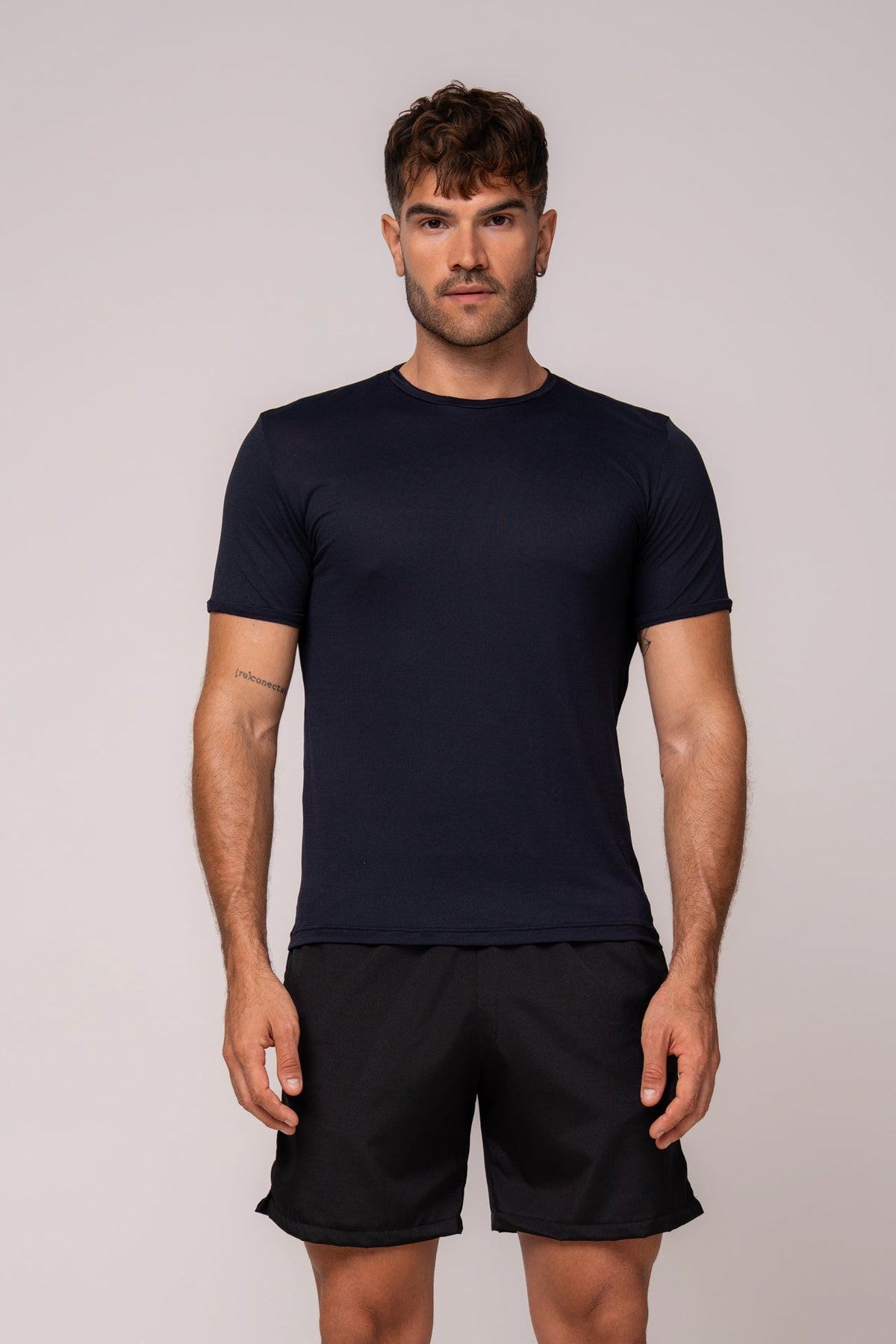 Herren Dry-Fit T-Shirt Schwarz