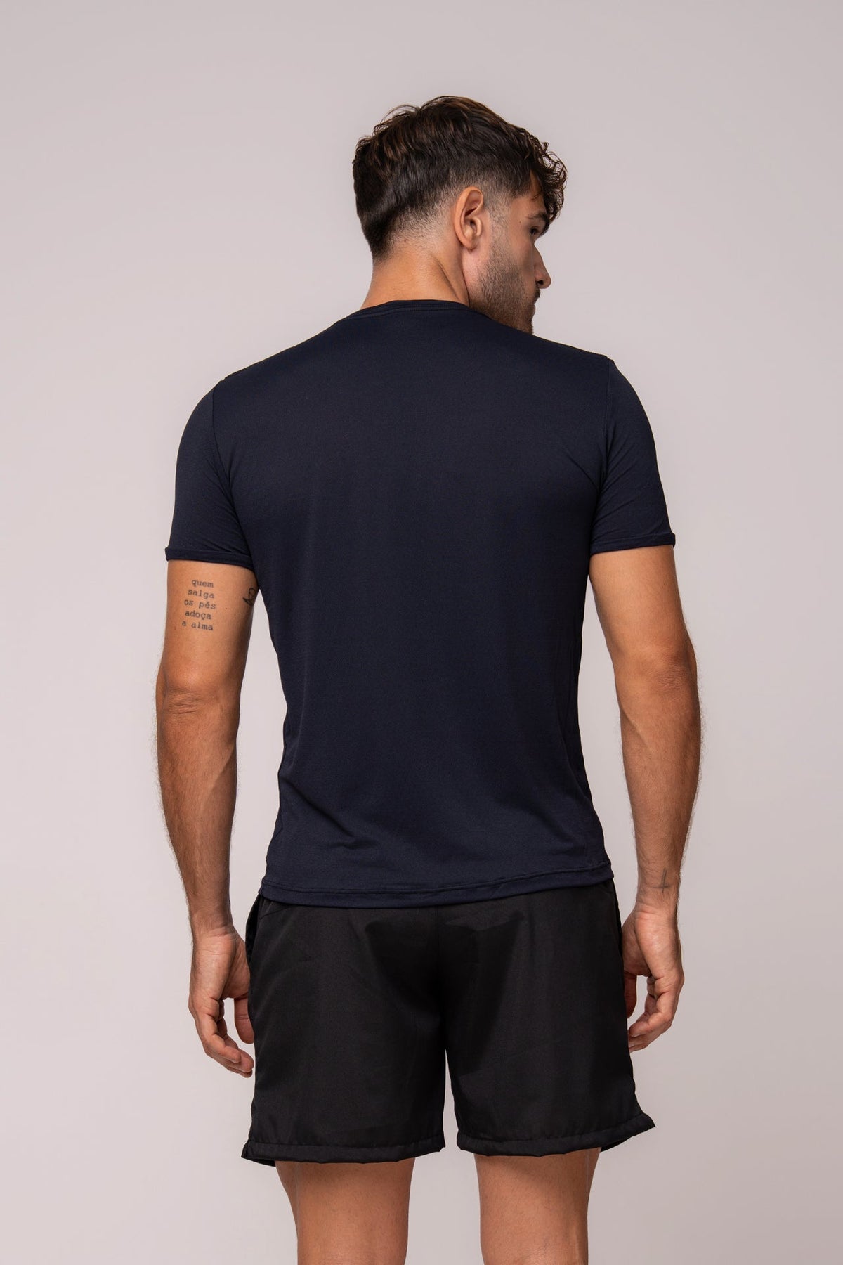 Herren Dry-Fit T-Shirt Schwarz