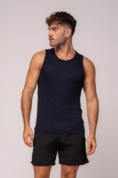 Herren Dry-Fit Tanktop Schwarz