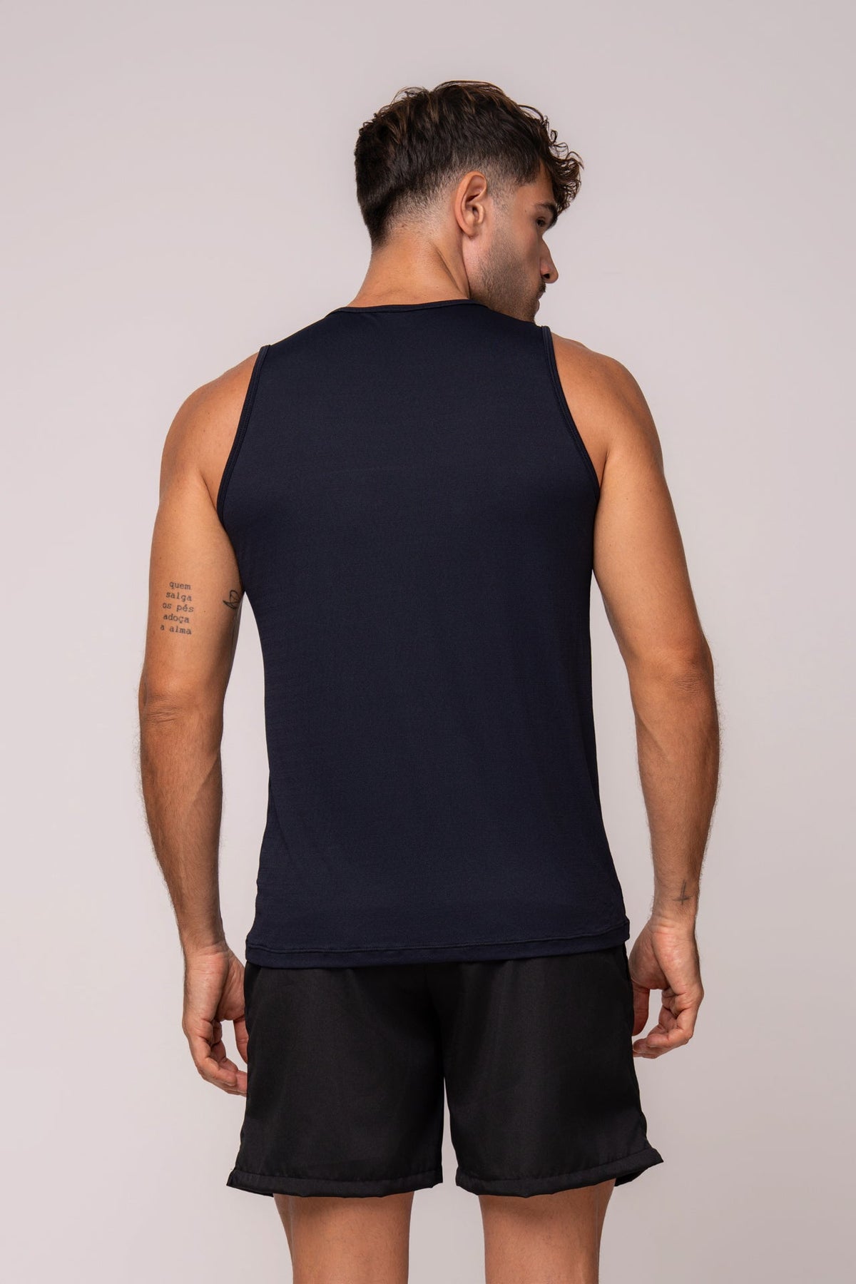 Herren Dry-Fit Tanktop Schwarz